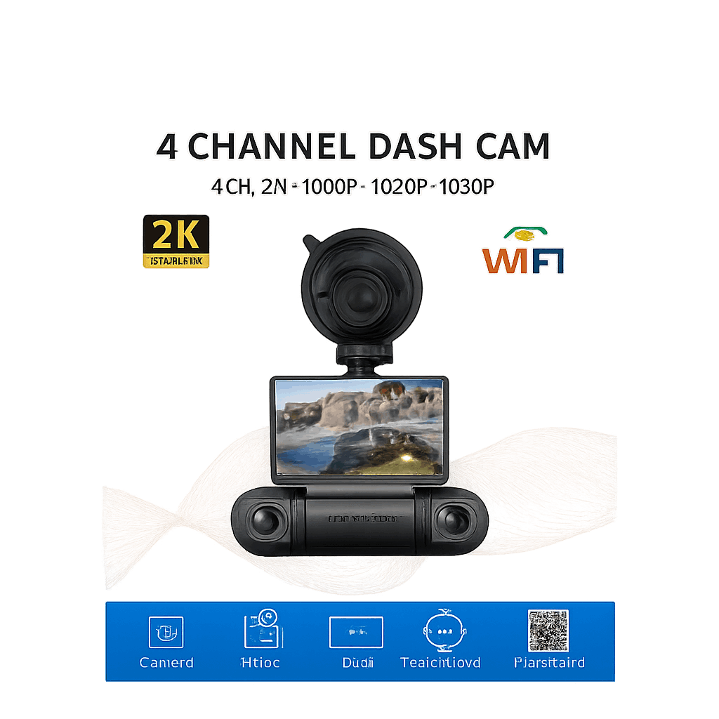 penuvalcctv (44) دوربین ثبت وقایع خودرو 4لنز m99 pro
