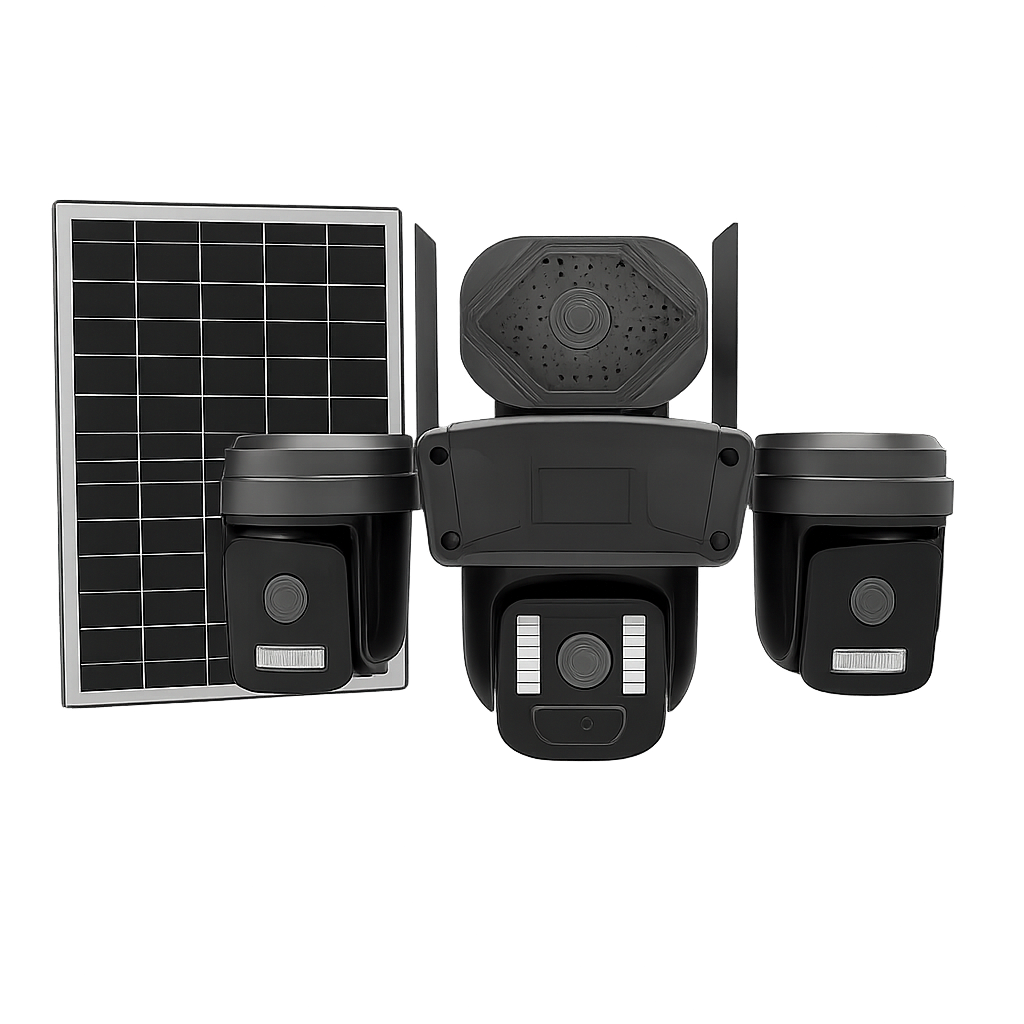 TL1 3-lens solar SIM card camera (1) دوربین 3لنز سولار سیمکارتی TL1